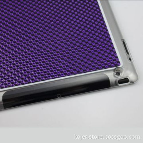 Plastic Cover for Apple's iPad 2, Made of PC and PU, Customized Patterns and Logos are Accepted